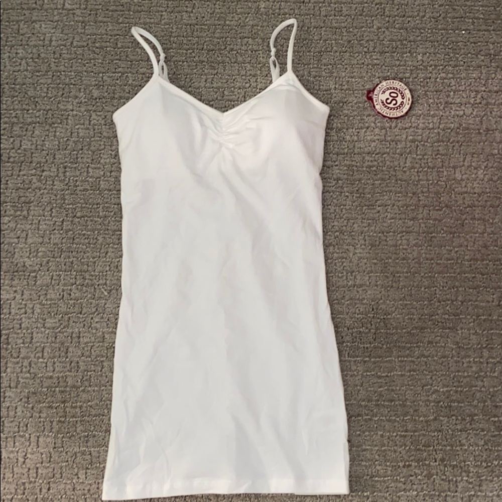 White tank top